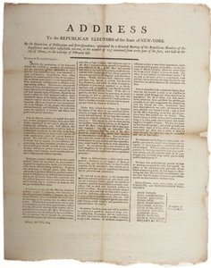 Ansprache an die republikanischen Wähler des Staates New York, 6. April 1804 von American School