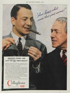 Werbung für DuPont Zellophan, 1937