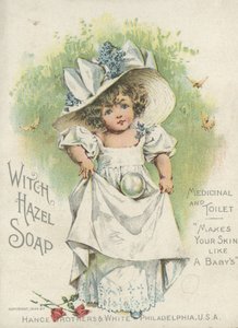 Werbung für Witch Hazel Soap, Medizinisch und Toilette, 1894 von American School
