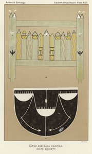 Altar und Sandmalerei von American School
