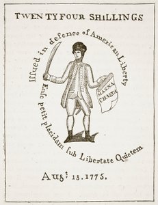 Amerikanischer Kreditbrief, 1775, Illustration aus Cassells Illustrierter Geschichte Englands von American School