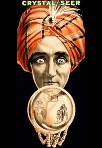 Amerikanisches Plakat für die Show Crystal Seer (die Kristallkugel liest) sp. frühes 20. Jahrhundert (Plakat) von American School