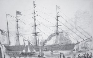 Amerikanisches Segelschiff 