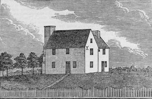 Altes Haus in Guilford, Connecticut, aus 
