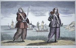 Anne Bonny (geb. 1697) und Mary Read