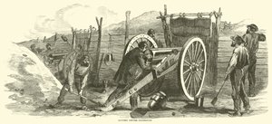 Batterie vor Petersburg, Juni 1864 von American School