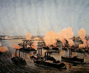 Bombardierung und Eroberung der Insel 