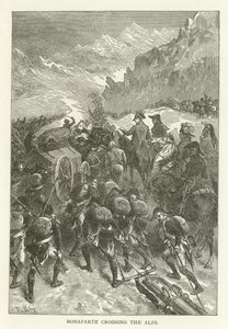 Bonaparte überquert die Alpen von American School