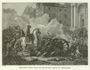Bonaparte unterdrückt den Mob am Dreizehnten Vendémiaire von American School