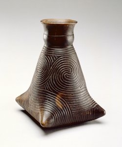 Caddo eingravierte Flasche, 1200-1500