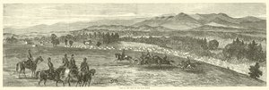 Lager am Fuß der Blue Ridge, Oktober 1863 von American School
