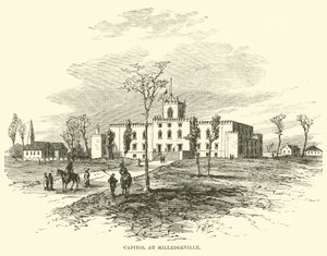 Kapitol in Milledgeville, November 1864 von American School