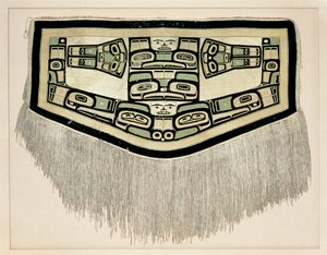 Chilkat-Decke, vor 1832 von American School
