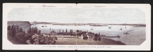 Stadt New York, Brooklyn, Jersey City & Quarantänestation auf Staten Island, ca. 1850 von American School
