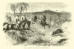 Colonel Grants Schweinejagd-Ausflug von American School