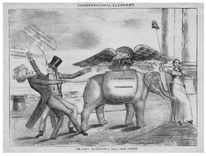 Kongress-Elefant, oder, Letzter verzweifelter Machtkampf, ca. 1832