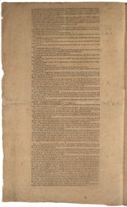 Verfassung, erster Druck, gedruckt von Dunlap & Claypoole, 17.-19. September 1787
