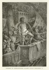 Verteidigung von Konstantinopel gegen Sultan Mohammed II. von American School