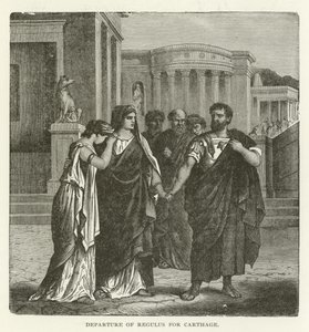 Abreise von Regulus nach Karthago von American School