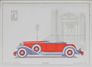 DuPont Motorwagen: Phaeton, 1921