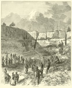 Dutch Gap Canal, Oktober 1864 von American School