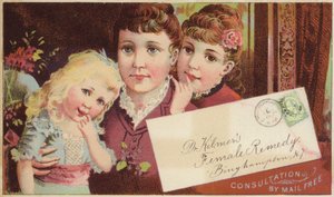 Elegante Damen und Kind von American School