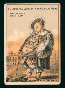 Falstaff, aus Shakespeares Henry IV Teil 1 von American School