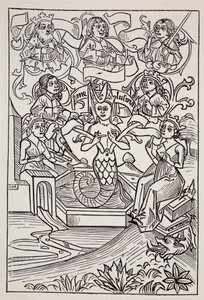 Fee Melusine, aus Der Weltführer zu Gnomen, Feen, Elfen und anderen kleinen Leuten von Thomas Keightley (1789-1872) veröffentlicht 1880 von American School