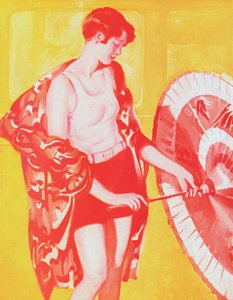 Flapper im Badeanzug