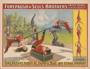 Forepaugh & Sells Brothers große Shows konsolidiert, 1899