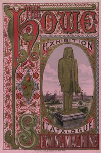 Titelseite des Howe Sewing Machine Exhibition Catalogue, 1876 von American School