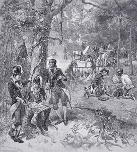 General Francis Marion im Lager