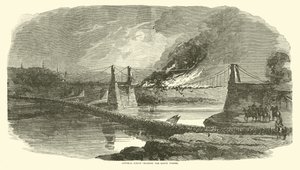 General Logan überquert den Bayou Pierre, Mai 1863 von American School