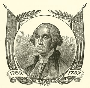 George Washington (Gravur) von American School