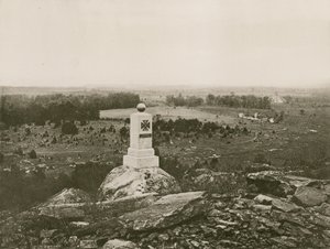 Schlachtfeld von Gettysburg von American School