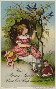 Mädchen füttert Vögel von American School