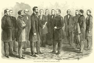 Grant erhält seine Ernennung zum Generalleutnant, Mai 1864 von American School