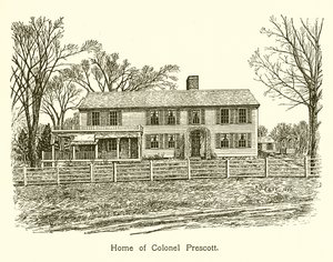 Haus von Colonel Prescott, Bunker Hill von American School