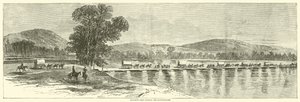 Howards Korps überquert den Chattahoochee, Juli 1864 von American School
