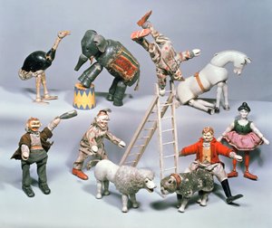 Humpty Dumpty Zirkusakrobaten und Menagerie, ca. 1900