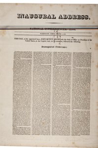 Antrittsrede von John Quincy Adams, 4. März 1825 von American School