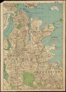 Indexierte Karte von Boston