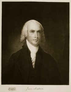 James Madison, 4. Präsident der Vereinigten Staaten von Amerika, veröffentlicht 1901 (Photogravur)