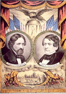 Republikanisches Parteiplakat von John Charles Fremont