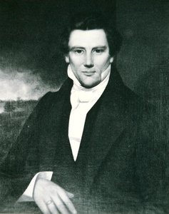 Joseph Smith (1805-44) Prophet und Gründer der Mormonischen Religion in den USA von American School