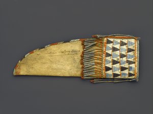 Messerscheide, Eastern Sioux, aus Fort Snelling, Minnesota