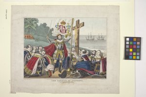 Landung von Kolumbus von American School