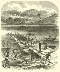 Verlegung der Pontons für Sedgwicks Korps, April 1863 von American School
