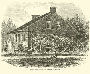 Lees Hauptquartier, Seminary Ridge, Juli 1863 von American School