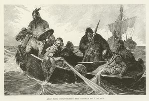 Leif Eriksson entdeckt die Küsten von Vinland von American School